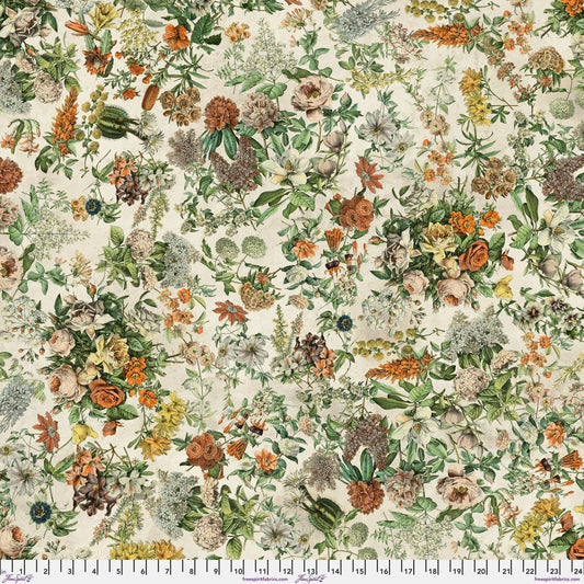108" Wide Quilt Backing Palette Botanical - Free Spirit from Fort Worth Fabric Studio