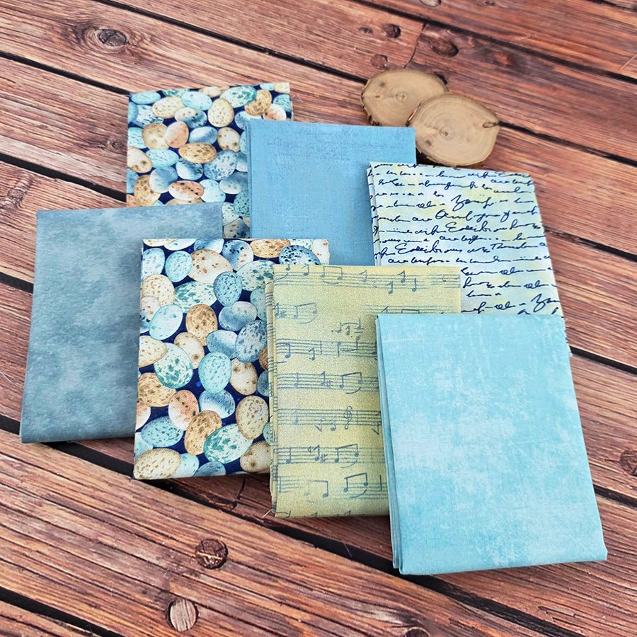 A Little Bird Told Me – FWFS Exclusive 7 Piece Fat Quarter Bundle - Fort Worth Fabric Studio from Fort Worth Fabric Studio