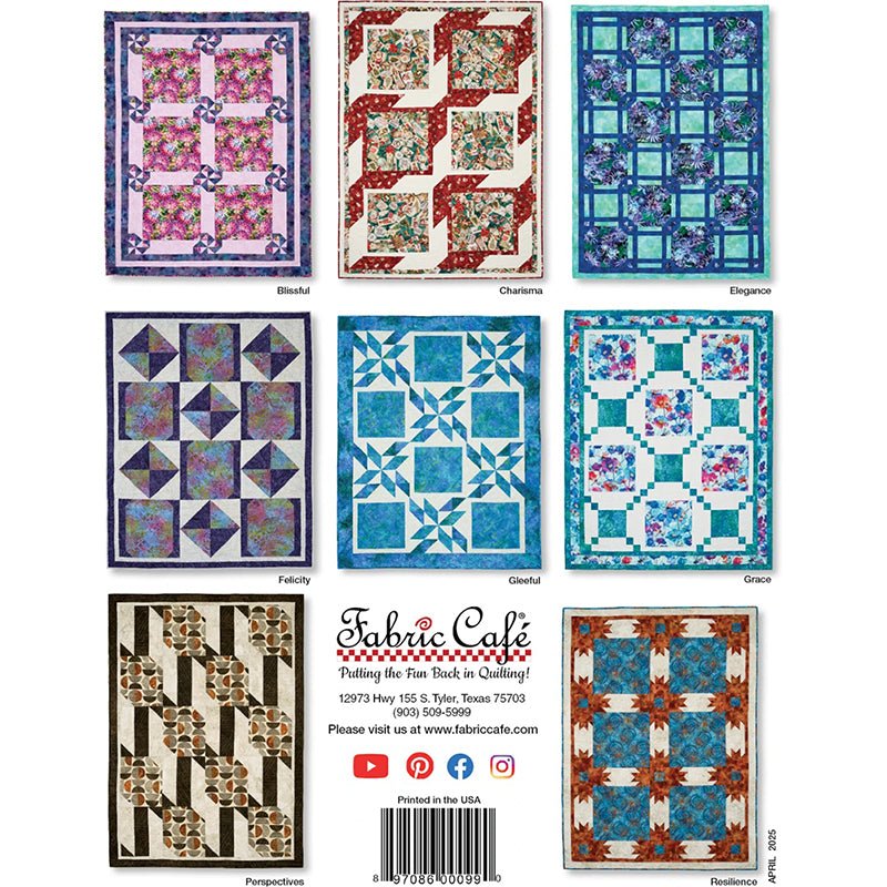 Big Block 3 - Yard Quilts Quilt Book from Fabric Cafe - Fabric Cafe from Fort Worth Fabric Studio