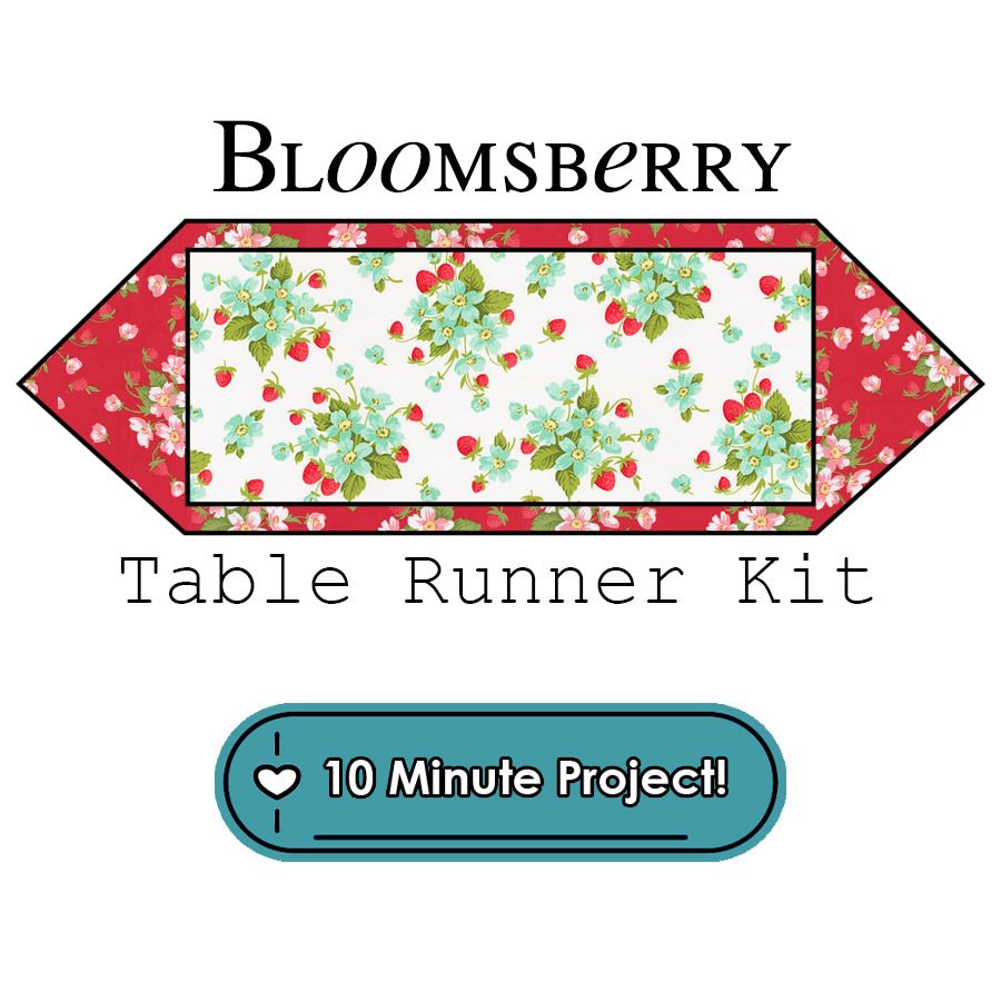 Bloomsberry Table Runner Kit Moda - Moda from Fort Worth Fabric Studio