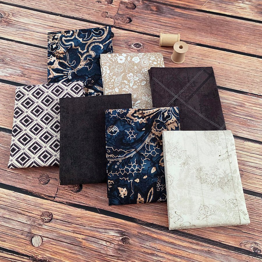 Canton First Day – FWFS Exclusive 7 Piece Fat Quarter Bundle - Fort Worth Fabric Studio from Fort Worth Fabric Studio