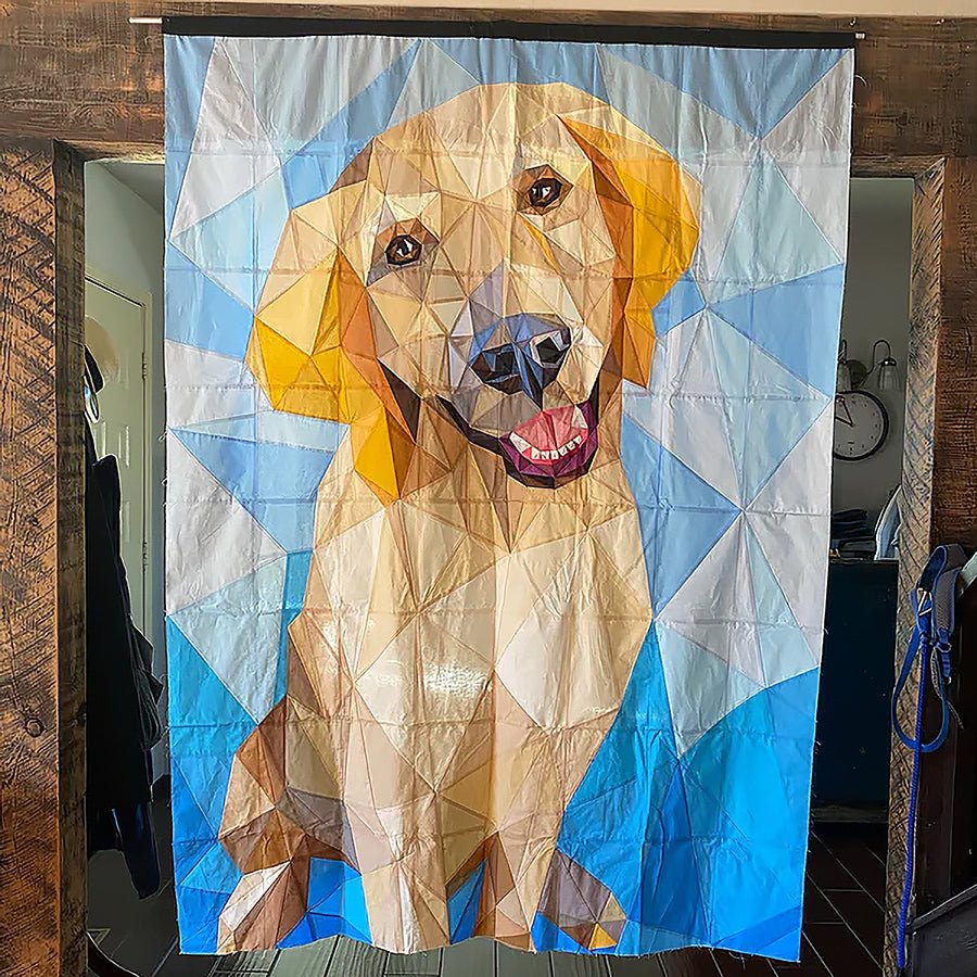 Everest the Retriever Foundation Paper Pieced Quilt Pattern by Legit Kits Design - Legit Kits Design