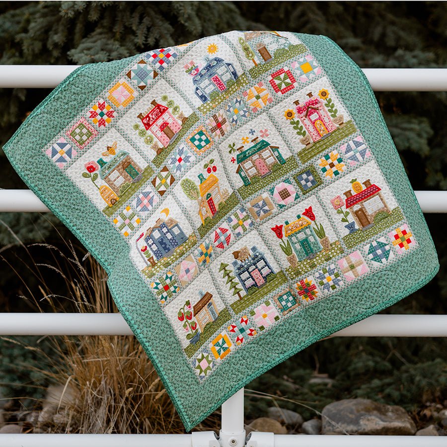 Machine Embroidery USB Home Town by Lori Holt for Riley Blake - Riley Blake from Fort Worth Fabric Studio