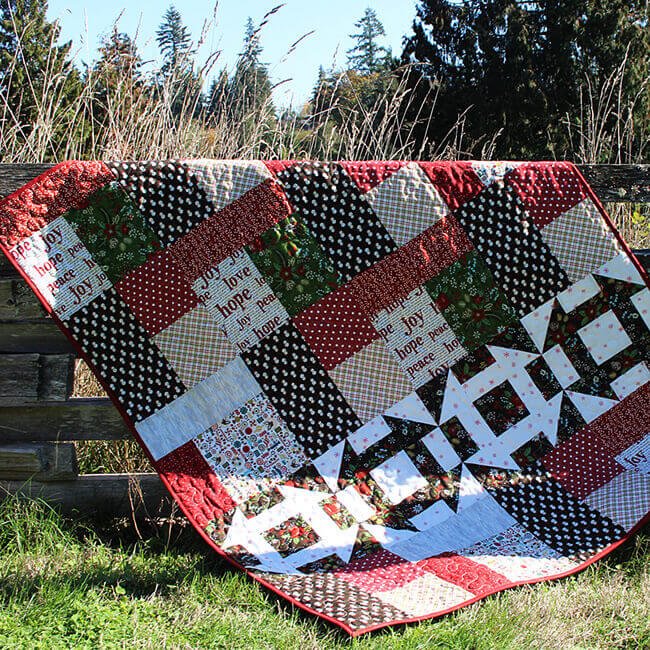 2018 Cozy Up Beginners Series Christmas Mystery Quilt Pattern - Fort Worth Fabric Studio