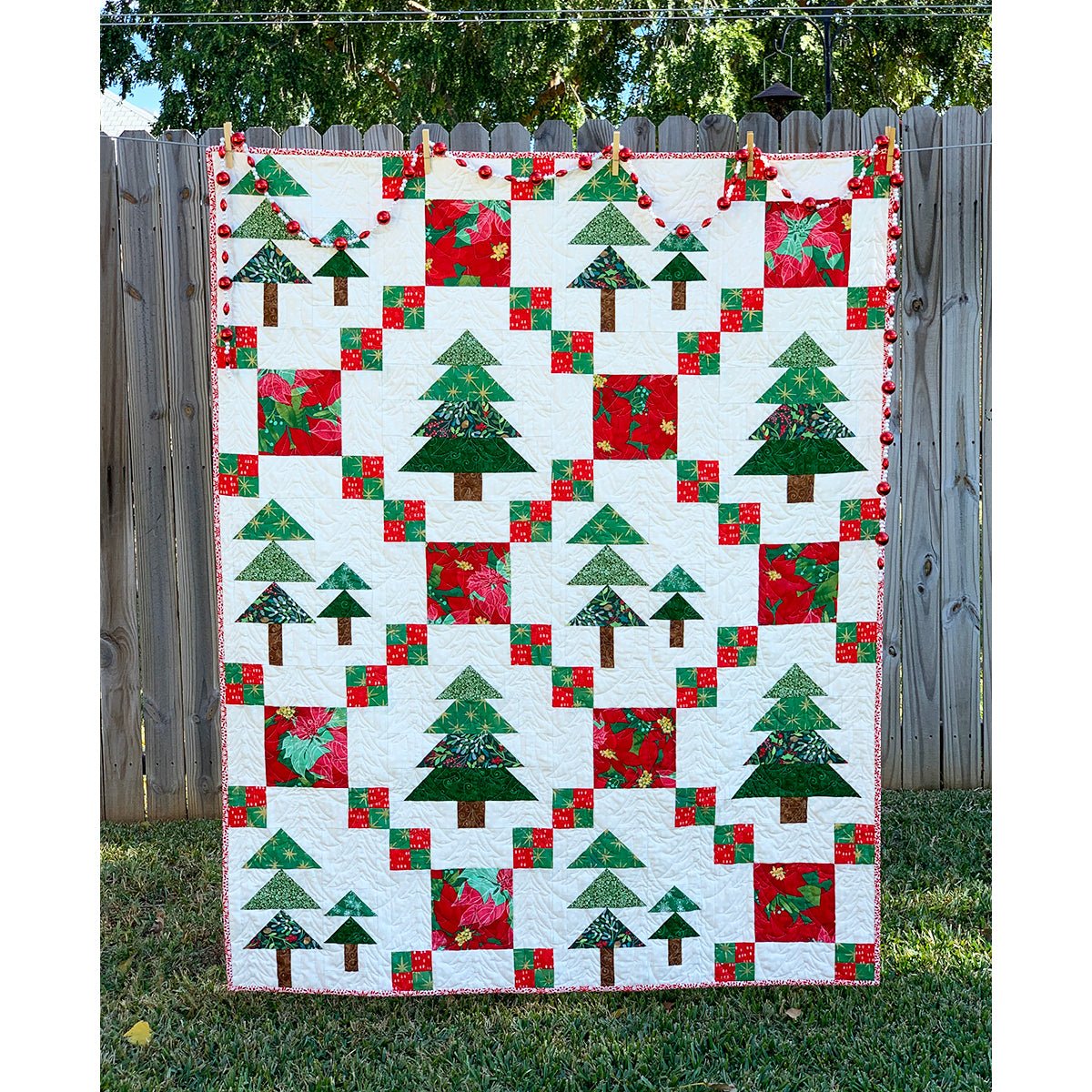 Fir Good Measure Quilt Pattern – An Exclusive FWFS Christmas Mystery Quilt - Fort Worth Fabric Studio