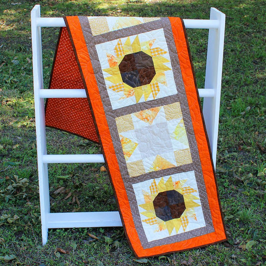 Glow & Behold Sunflower Table Runner | FWFS Exclusive Pattern - Fort Worth Fabric Studio