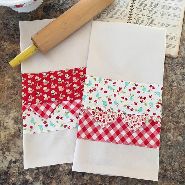 Prairie Point Tea Towel Pattern | Fort Worth Fabric Studio - Fort Worth Fabric Studio