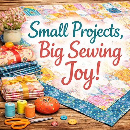 Small Projects, Big Sewing Joy: Why Quilters Love Quick Finishes - Fort Worth Fabric Studio