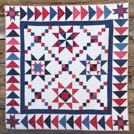 Star Spangled BOM: A Patriotic Quilt You’ll Love Sewing - Fort Worth Fabric Studio