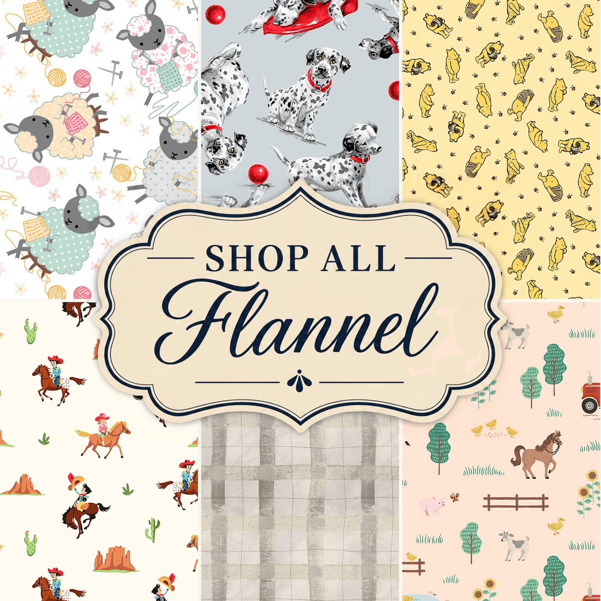 Flannel Fabric - Fort Worth Fabric Studio