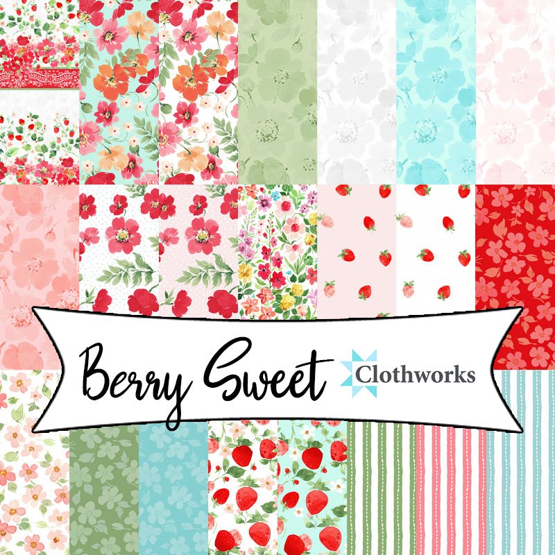 Berry Sweet by Heatherlee Chan for Clothworks Fabrics - Fort Worth Fabric Studio