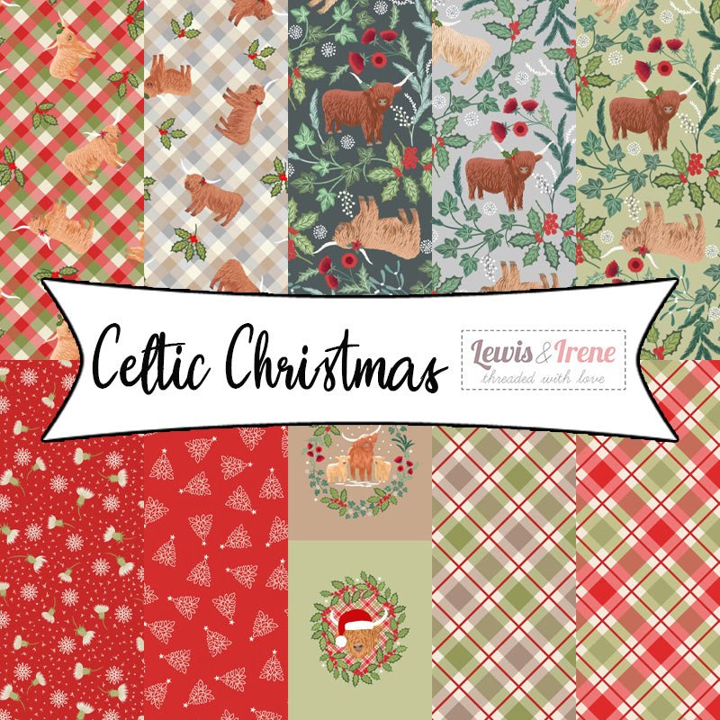 Celtic Christmas by Lewis & Irene - Fort Worth Fabric Studio