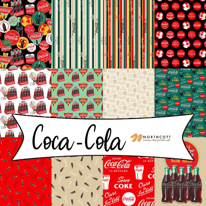 Coca-Cola from Northcott Fabrics - Fort Worth Fabric Studio