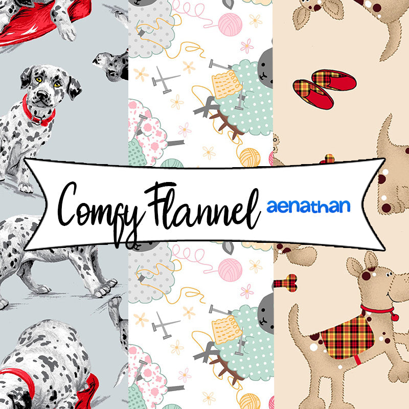 Comfy Flannel from A.E. Nathan - Fort Worth Fabric Studio
