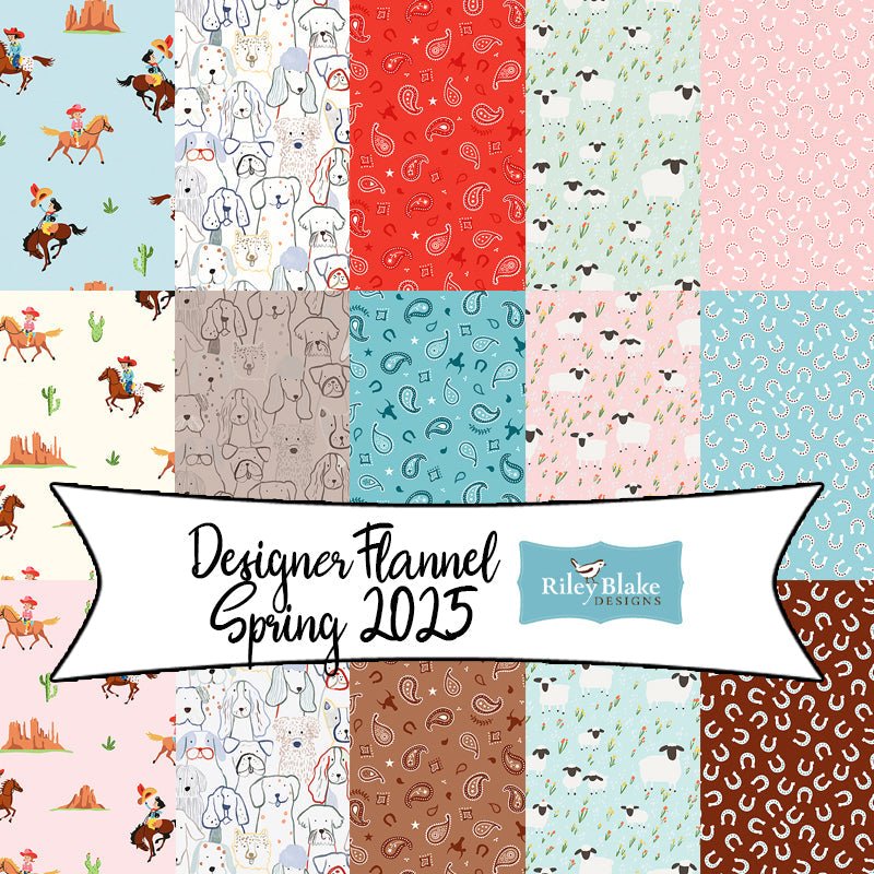 Designer Flannel Spring 2025 from Riley Blake Designs - Fort Worth Fabric Studio
