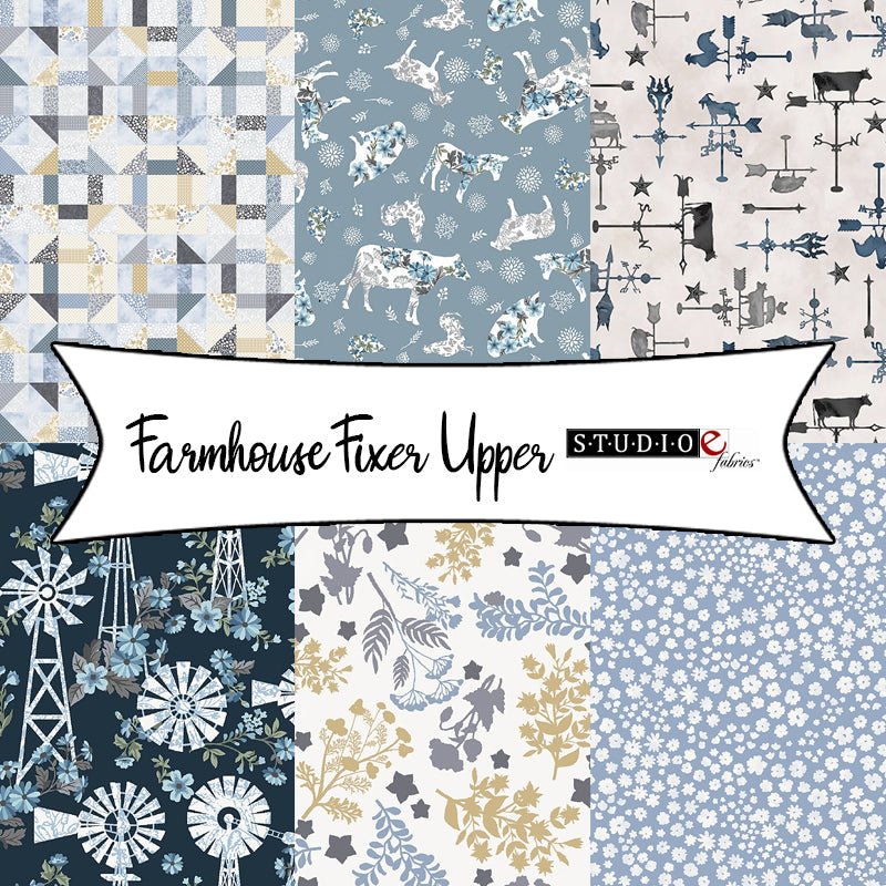 Farmhouse Fixer Upper by Bayview Designworks for Studio E Fabrics - Fort Worth Fabric Studio