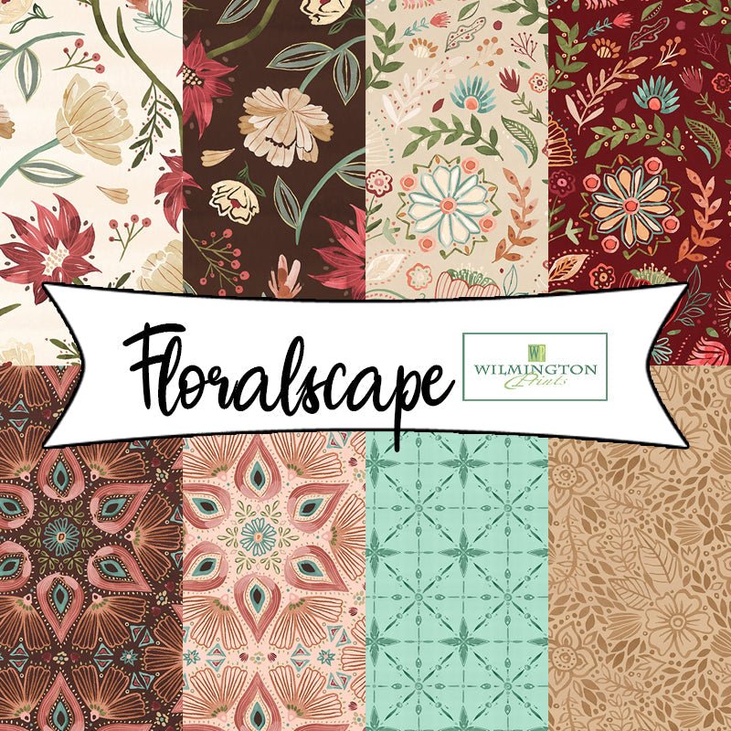 Floralscape by Dina June for Wilmington Prints - Fort Worth Fabric Studio