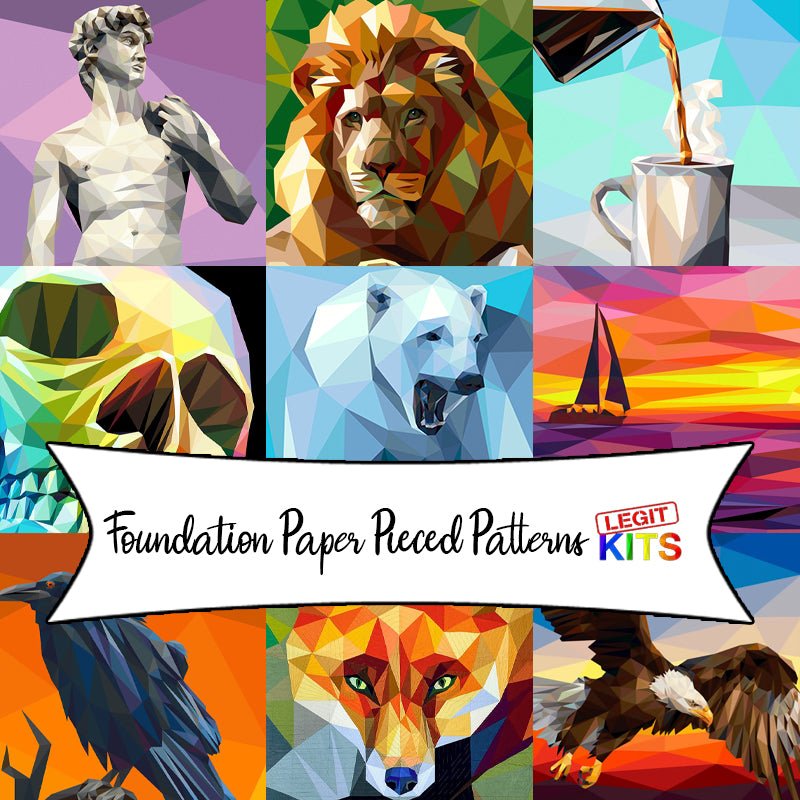 Foundation Paper Pieced Patterns & Quilt Kits from Legit Kits Design - Fort Worth Fabric Studio