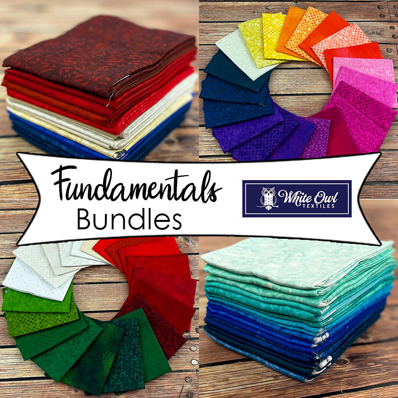 Fundamentals Fat Quarter Bundles by White Owl Textiles - Fort Worth Fabric Studio