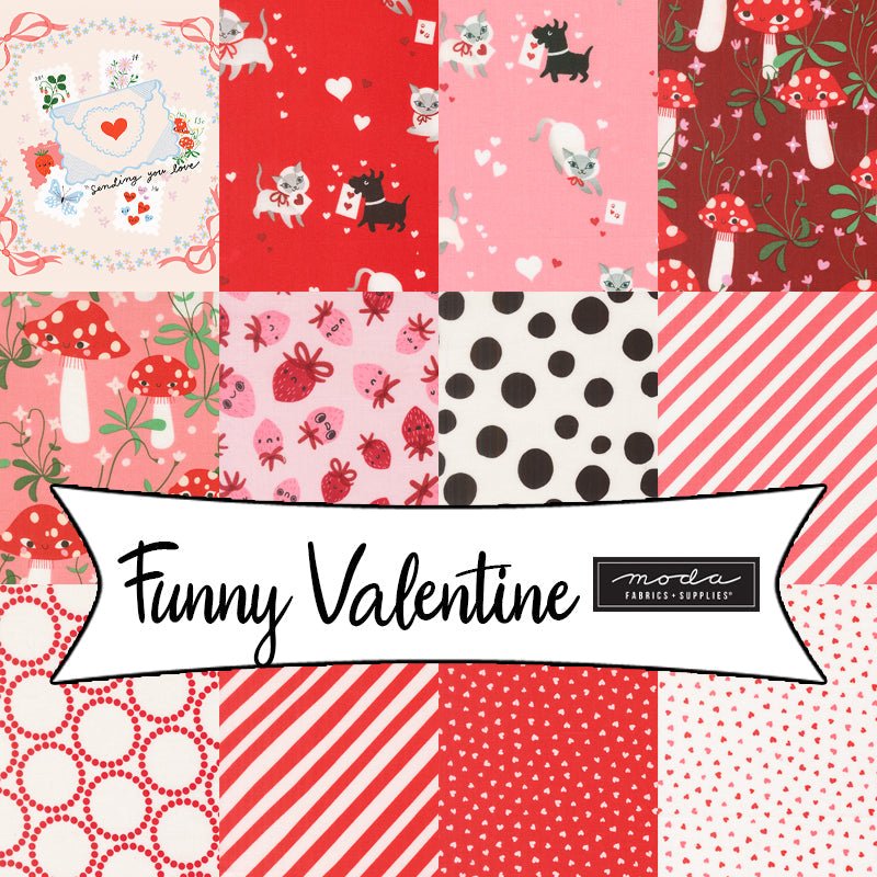 Funny Valentine by Lizzy House for Moda Fabrics - Fort Worth Fabric Studio