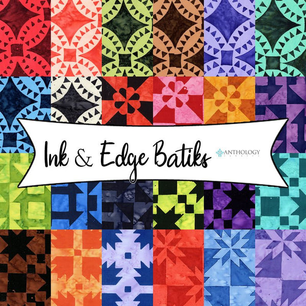 Ink & Edge Batiks from Anthology Batiks - Fort Worth Fabric Studio
