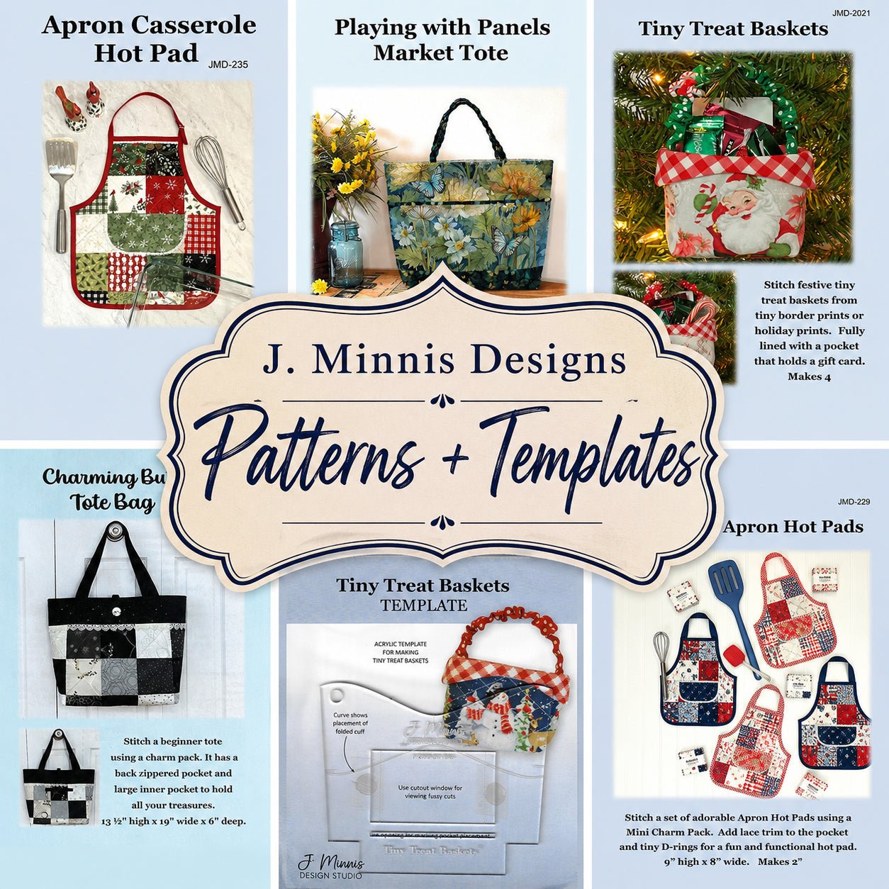 J. Minnis Designs Patterns & Templates - Fort Worth Fabric Studio