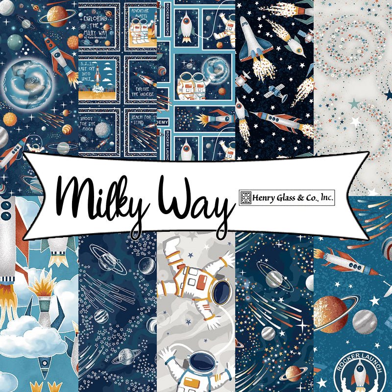 Milky Way by Kate Mawdsley for Henry Glass Fabrics - Fort Worth Fabric Studio