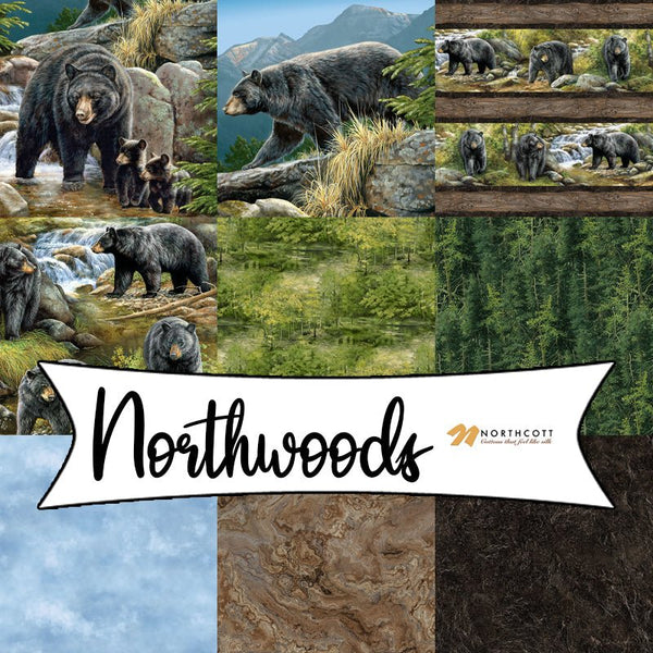 Naturescapes Northwoods by Deborah Edwards & Rosemary Millette for Northcott Fabrics - Fort Worth Fabric Studio