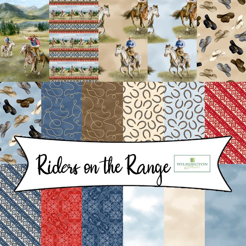 Riders on the Range by Danhui Nai for Wilmington Prints - Fort Worth Fabric Studio