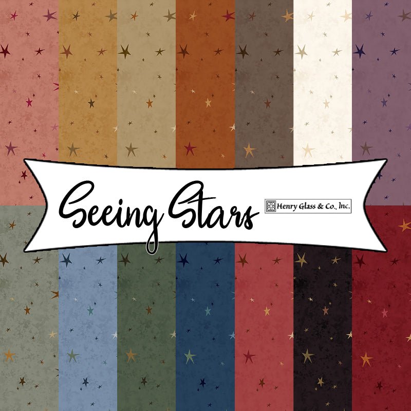 Seeing Stars by Janet Nesbitt for Henry Glass Fabrics - Fort Worth Fabric Studio