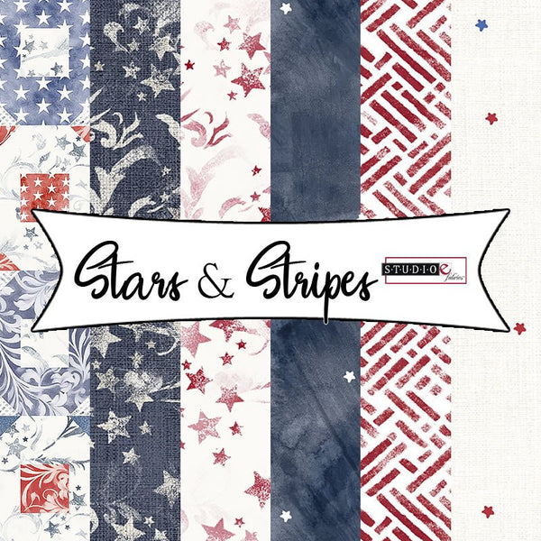 Stars & Stripes by Funny Girl for Studio E Fabrics - Fort Worth Fabric Studio