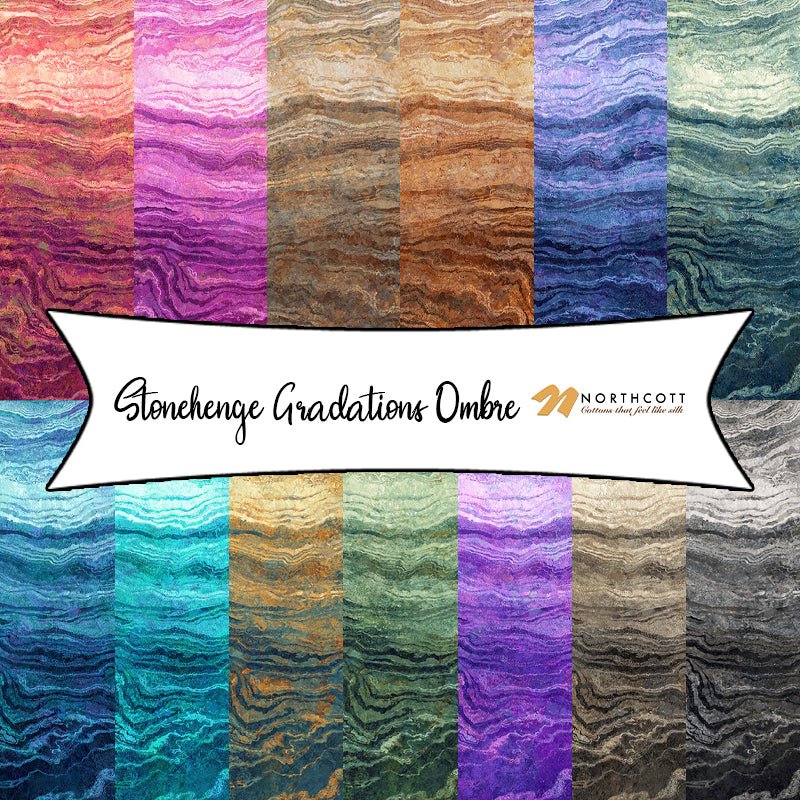 Stonehenge Gradations Ombre by Linda Ludovico for Northcott Fabrics - Fort Worth Fabric Studio