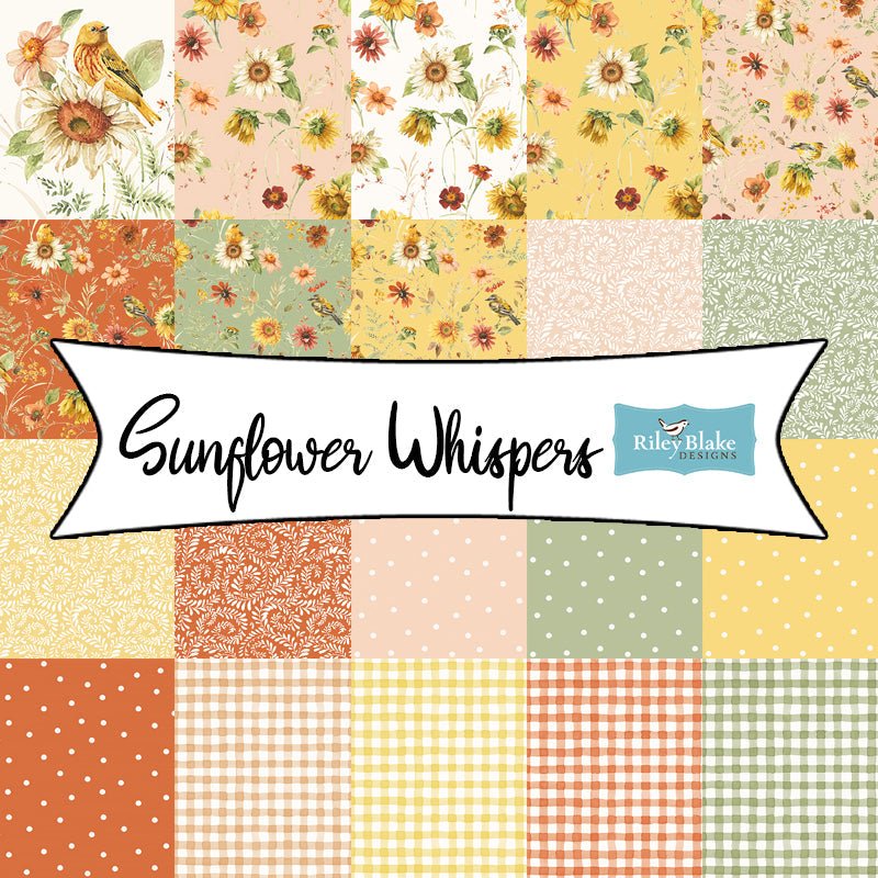 Sunflower Whispers by Lisa Audit for Riley Blake Designs - Fort Worth Fabric Studio