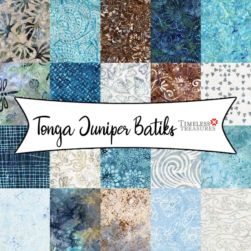Tonga Juniper Batiks from Timeless Treasures Fabrics - Fort Worth Fabric Studio