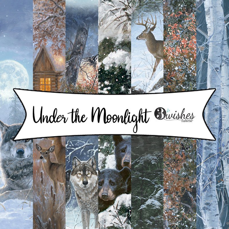 Under the Moonlight by Abraham Hunter for 3 Wishes Fabrics - Fort Worth Fabric Studio