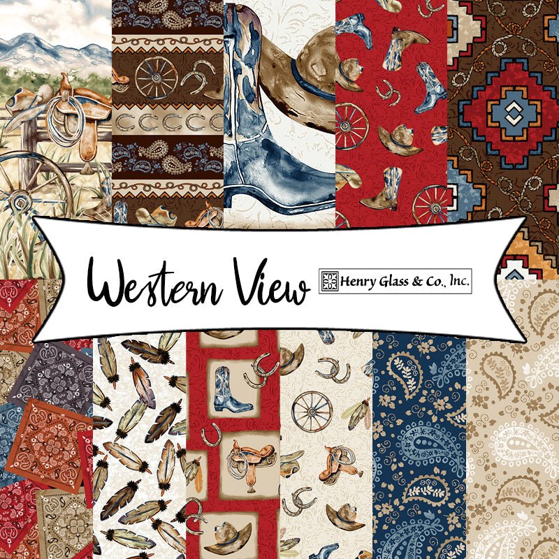 Western View by Denise Sullivan for Henry Glass Fabrics - Fort Worth Fabric Studio