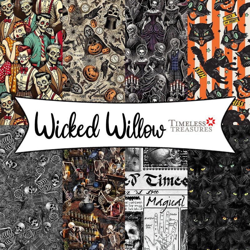 Wicked Willow from Timeless Treasures Fabrics - Fort Worth Fabric Studio