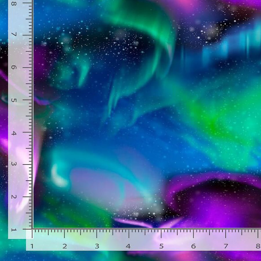 108" Wide Quilt Backing Northern Lights Multi - Timeless Treasures from Fort Worth Fabric Studio