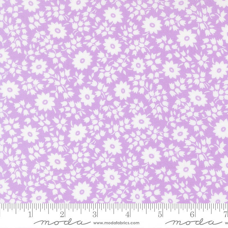 30's Playtime Perky Florals Lilac - Moda from Fort Worth Fabric Studio