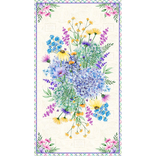 Wildflower Meadow 24" Panel Multi - Wilmington Prints from Fort Worth Fabric Studio