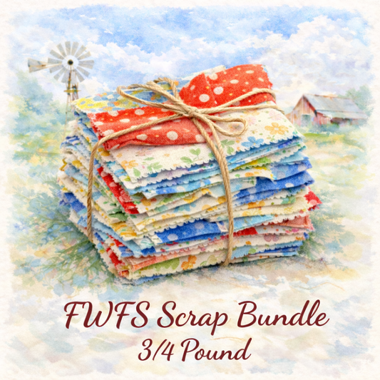 3/4 Pound Scrap Pack from FWFS - Fort Worth Fabric Studio from Fort Worth Fabric Studio