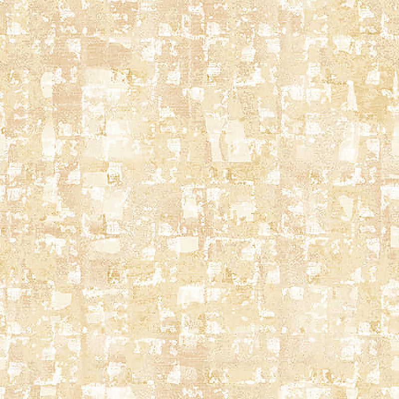 108" Quilt Backs Glaze Abstract Squares Ivory from Blank 3 YARD CUT