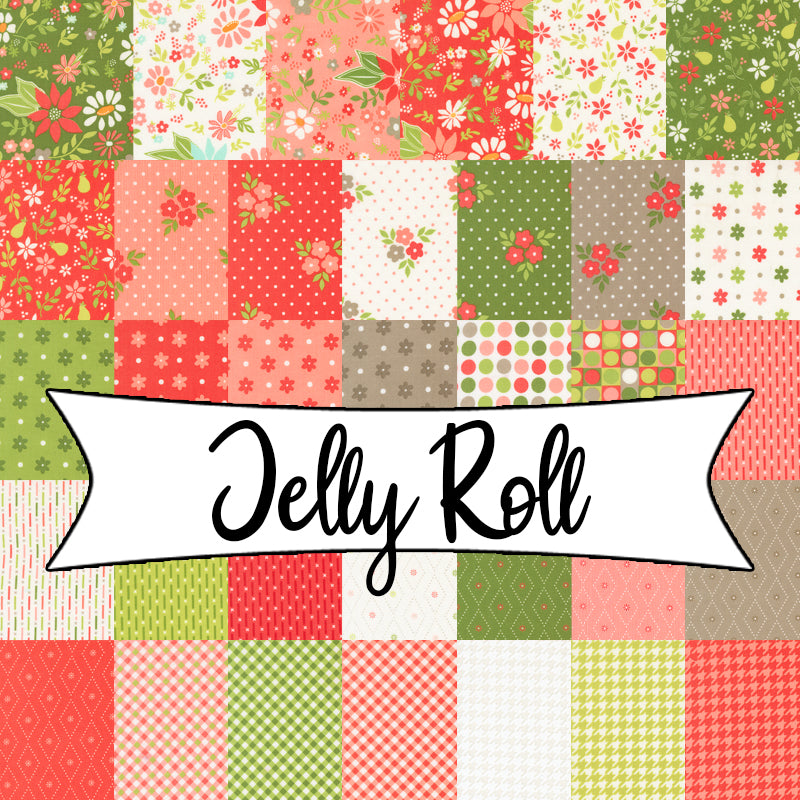 Poinsettia & Pear Jelly Roll