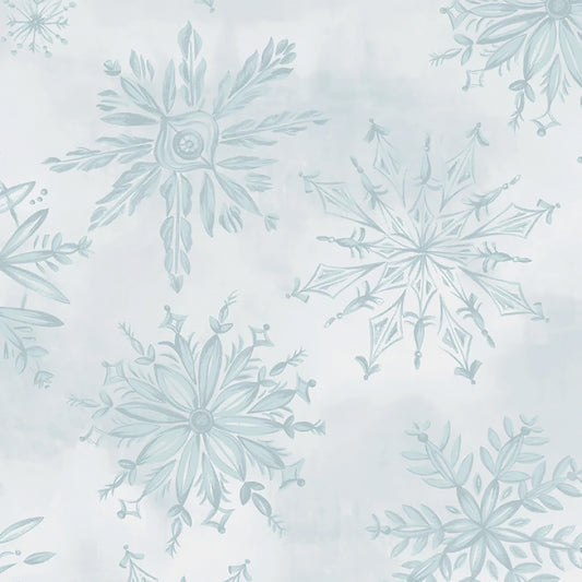108" Quilt Backs Snowfall Ice from Windham 3 YARD CUT