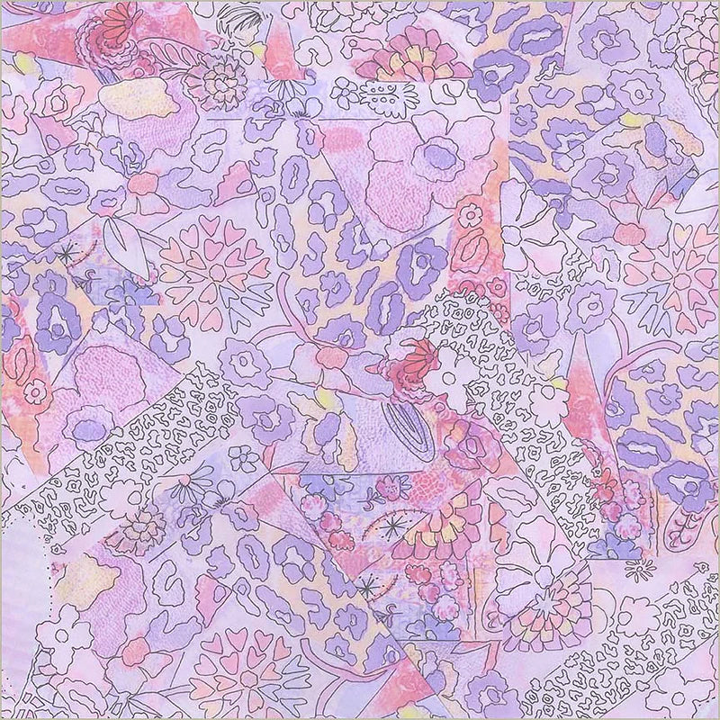 108" Quilt Backs Pattern Play Lavender from Windham 3 YARD CUT