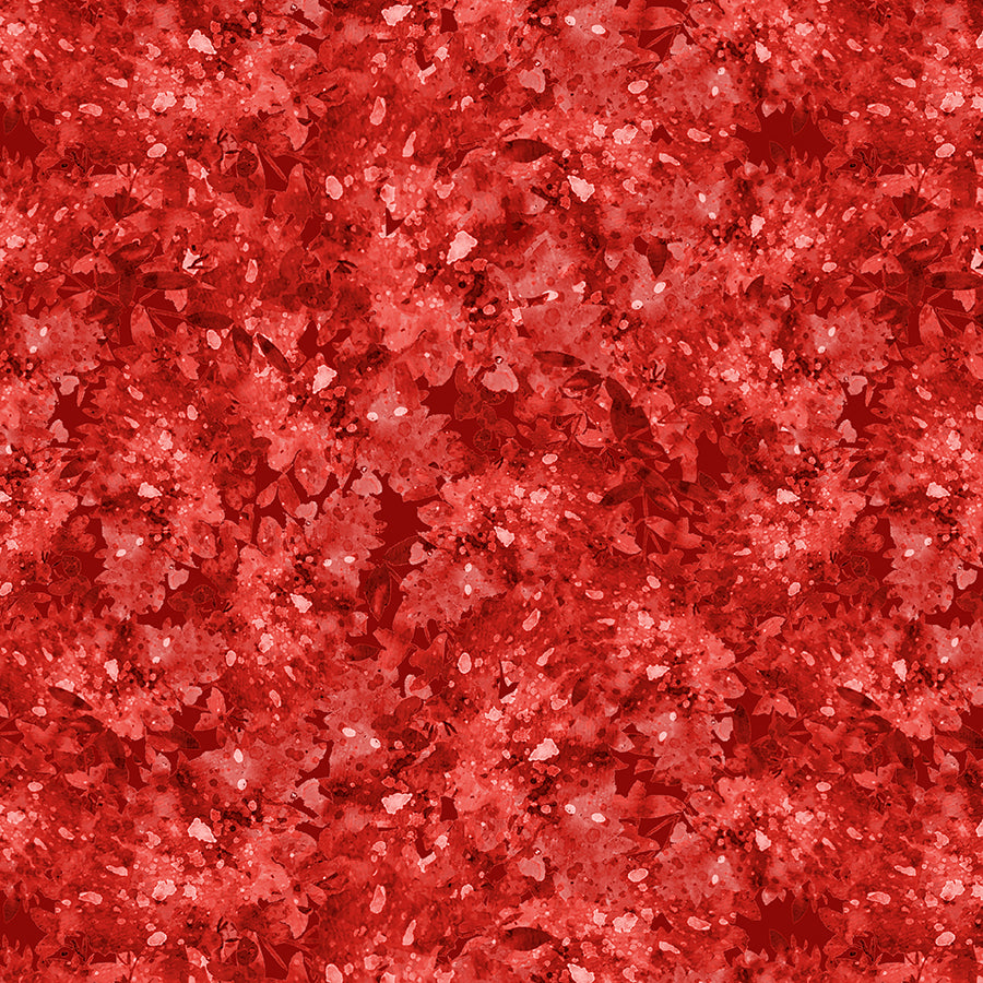 108" Quilt Backs Mirage Red from Wilmington 3 YARD CUT