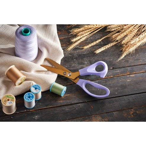 9" Pinking Shears Arctic Blue by MetalGoose - MetalGoose from Fort Worth Fabric Studio