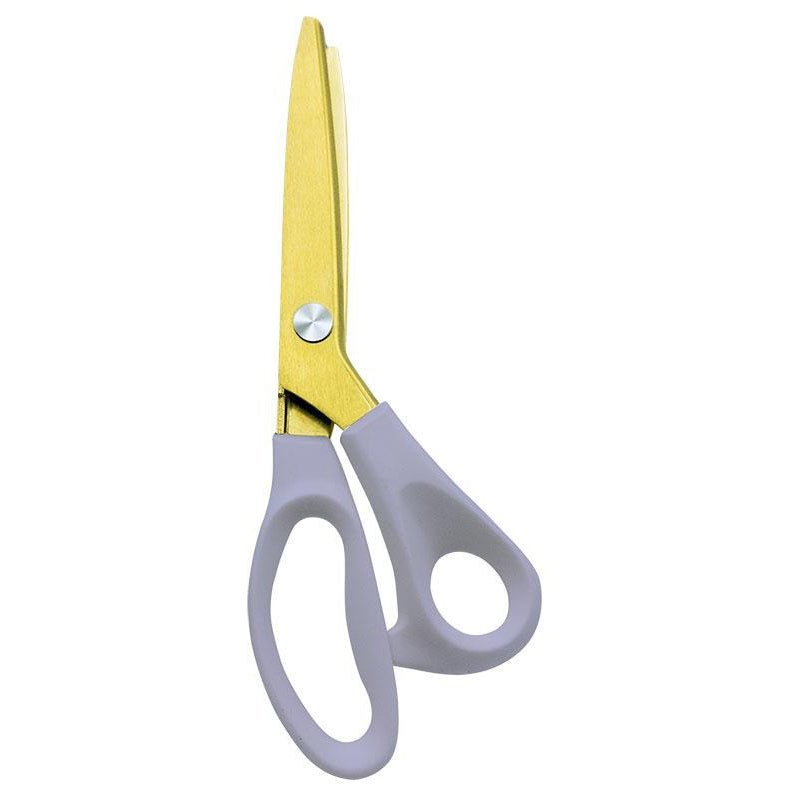 9" Pinking Shears Arctic Blue by MetalGoose - MetalGoose from Fort Worth Fabric Studio