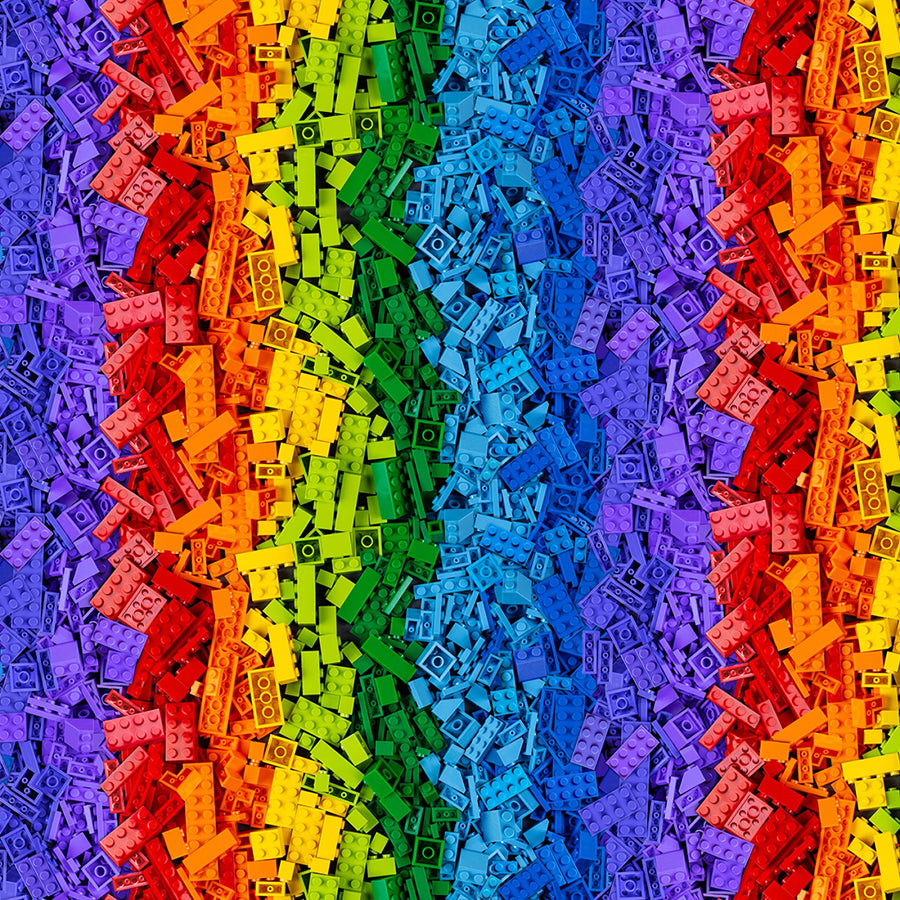Build Me Up Building Block Stripe Rainbow