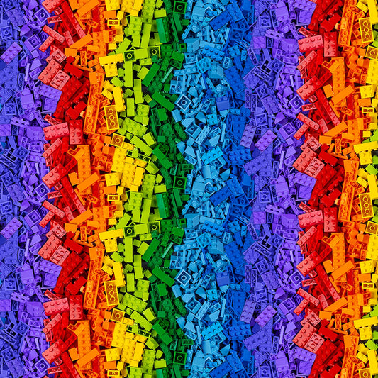 Build Me Up Building Block Stripe Rainbow